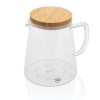 Ukiyo borosilicate glass carafe with bamboo lid 1.2L P264.060