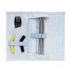 Tierra 2pcs straw and cutlery set in pouch P269.555