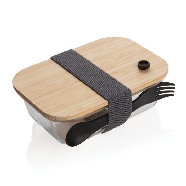 Glass lunchbox with bamboo lid P269.560