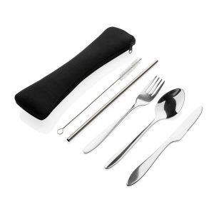 4 PCS stainless steel re-usable cutlery set P269.632