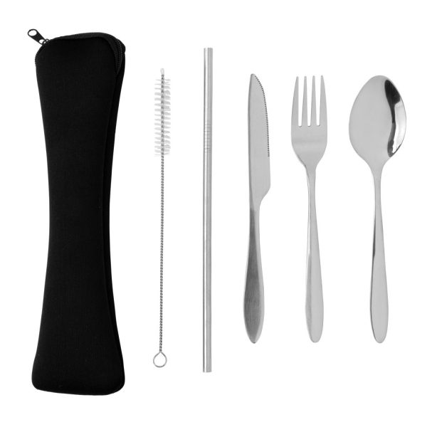 4 PCS stainless steel re-usable cutlery set P269.632