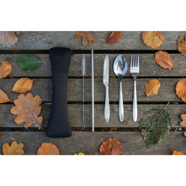 4 PCS stainless steel re-usable cutlery set P269.632