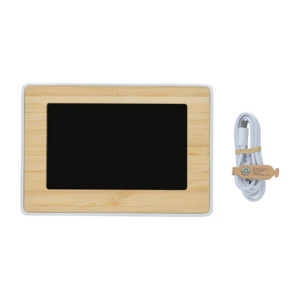 Utah RCS Rplastic FSC®bamboo LED weather station P279.319