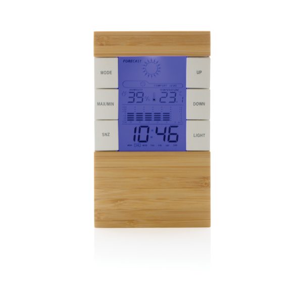 Utah RCS rplastic and FSC® bamboo weather station P279.419