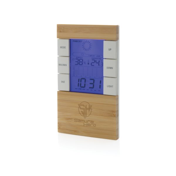 Utah RCS rplastic and FSC® bamboo weather station P279.419