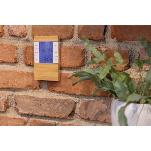 Utah RCS rplastic and FSC® bamboo weather station P279.419