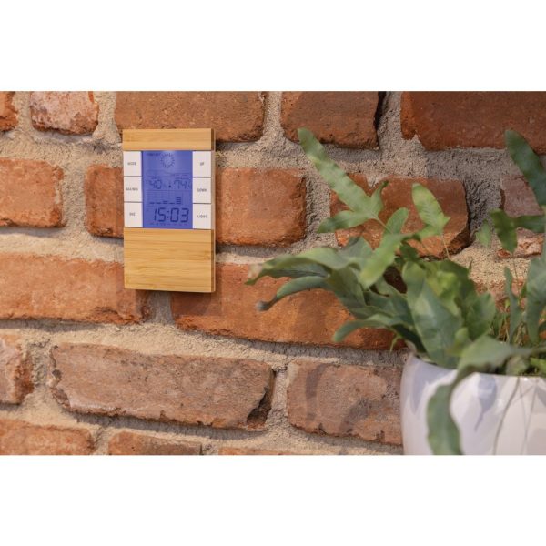 Utah RCS rplastic and FSC® bamboo weather station P279.419