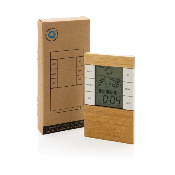 Utah RCS rplastic and FSC® bamboo weather station P279.419