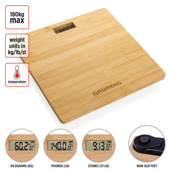 Grundig Bamboo Digital Body Scale P279.909