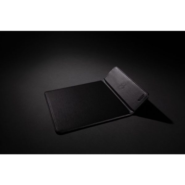 Swiss Peak RCS recycled PU 10W wireless charging mousepad P300.241