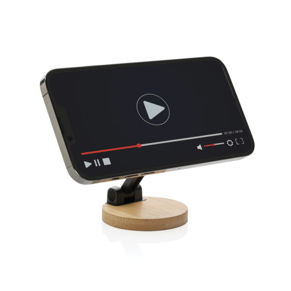 Magmount RCS recycled plastic and bamboo phone stand P301.2401