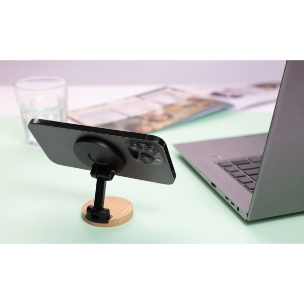 Magmount RCS recycled plastic and bamboo phone stand P301.2401