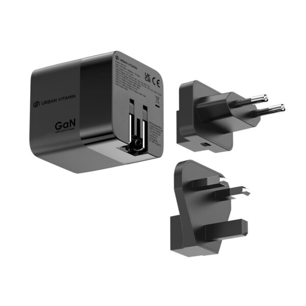 Urban Vitamin Mendocino 65W GaN charger retractable cable P301.2701