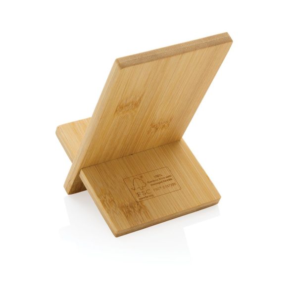 FSC® bamboo phone stand in FSC® kraft box P301.409