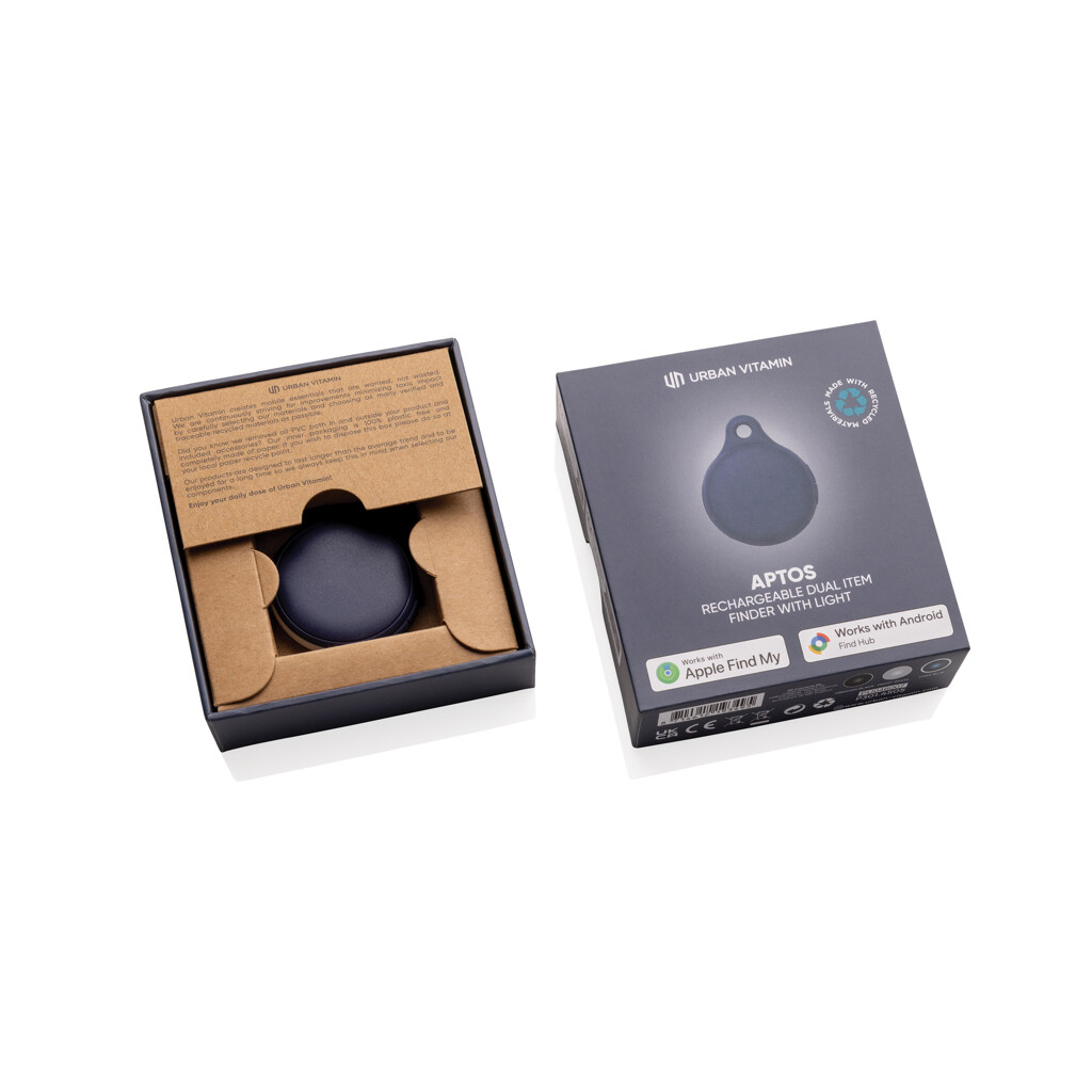 Lokator predmeta punjivi dvostruki sa svjetlom Urban Vitamin Aptos P301.4505