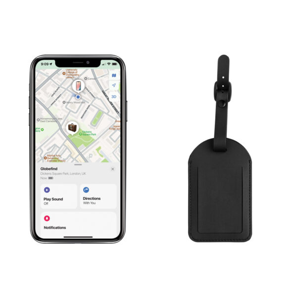 Globetrack RCSrPolyester luggage tag with worldwide locating P301.5501