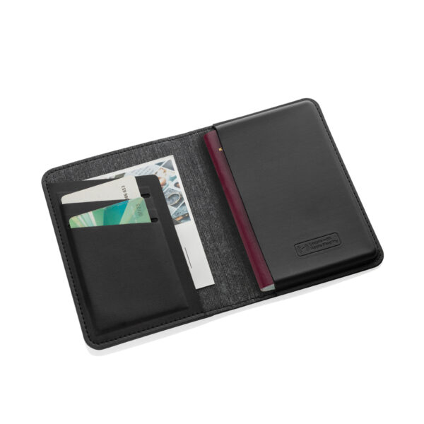 Trackmate RCS rpolyester passport holder worldwide locating P301.5601