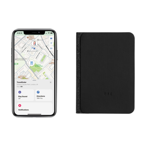 Trackmate RCS rpolyester passport holder worldwide locating P301.5601