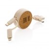 Cork and Wheat 6-in-1 retractable cable P302.369