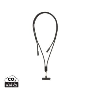 LoopAmp RCS RPET adjustable 160 cm phone cord with 60W cable P302.5301