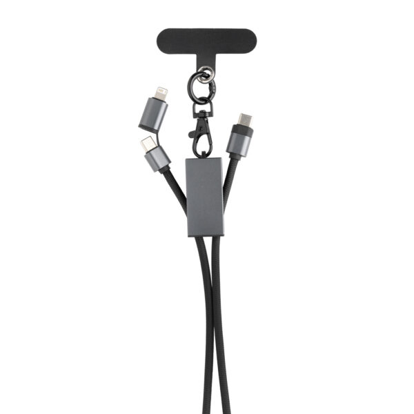Terra RCS recycled PET phone cord with 60W dual charge cable P302.5402