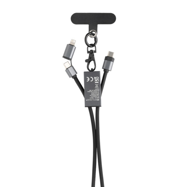 Terra RCS recycled PET phone cord with 60W dual charge cable P302.5402