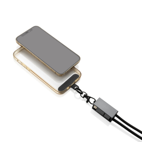Terra RCS recycled PET phone cord with 60W dual charge cable P302.5402