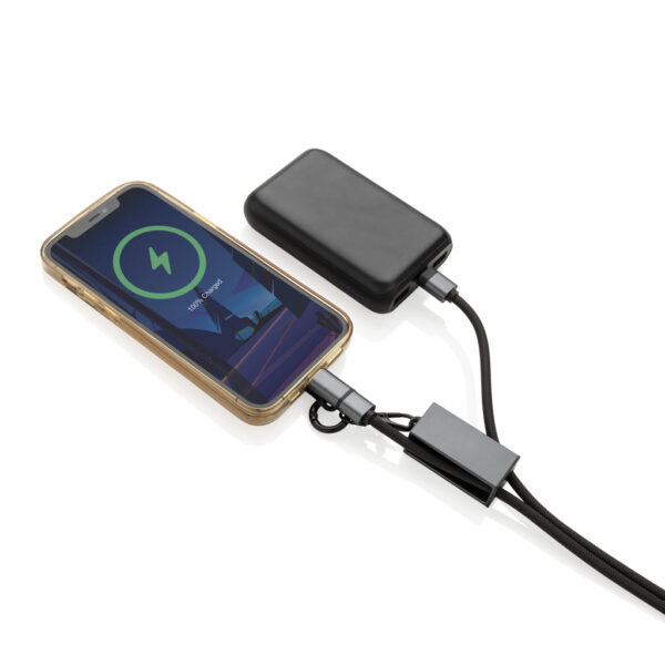 Terra RCS recycled PET phone cord with 60W dual charge cable P302.5402