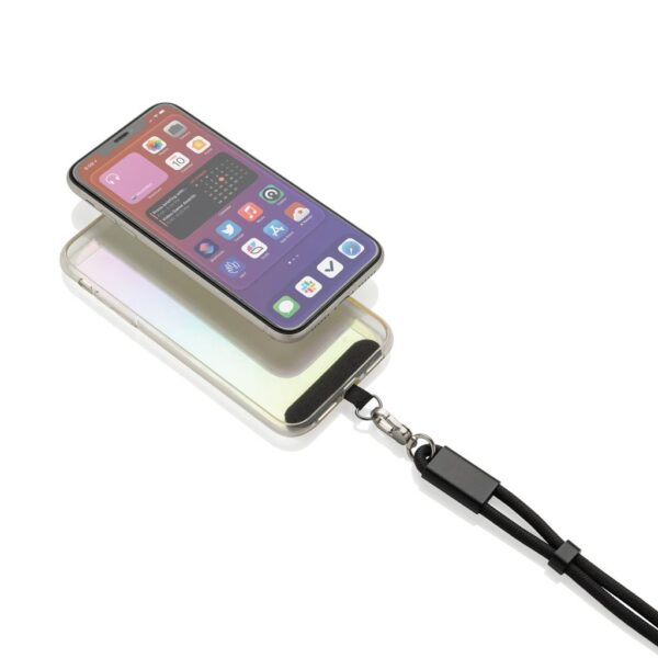 LoopAmp RCS RPET adjustable phone wrist strap 60W cable P302.5701