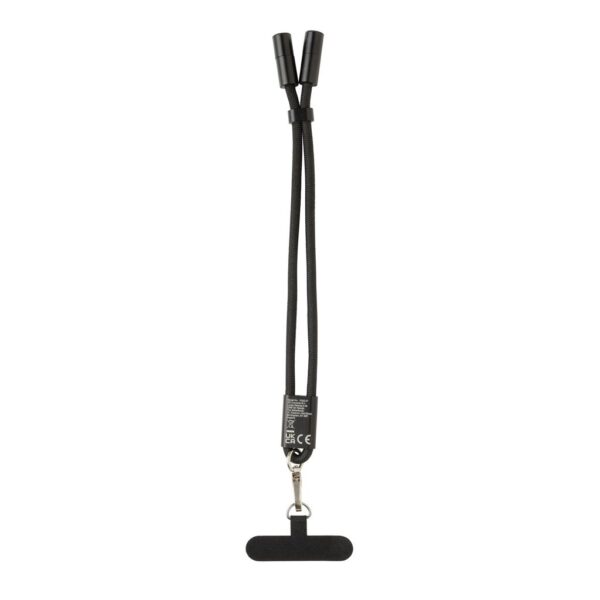 LoopAmp RCS RPET adjustable phone wrist strap 60W cable P302.5701
