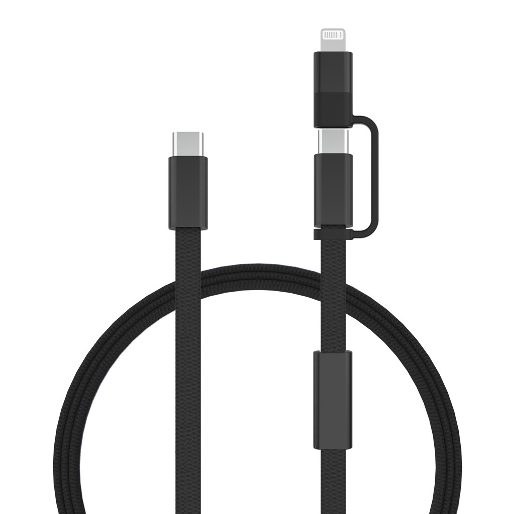 Kabel za brzo punjenje 60W 120 cm 2-u-1 Arc RCS P302.5801