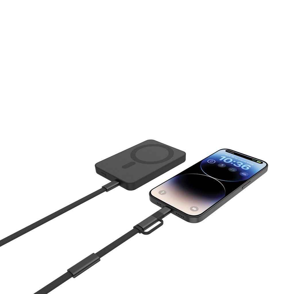Kabel za brzo punjenje 60W 120 cm 2-u-1 Arc RCS P302.5801