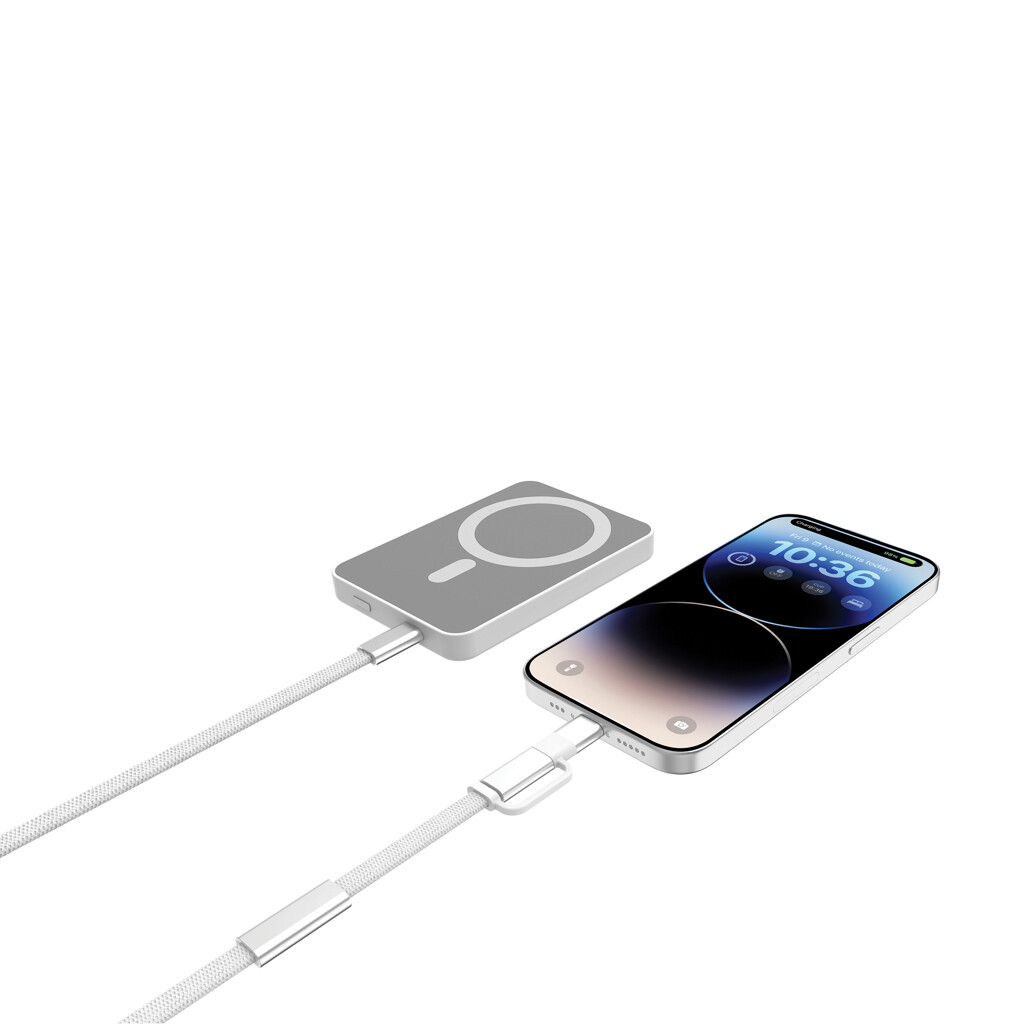Kabel za brzo punjenje 60W 120 cm 2-u-1 Arc RCS P302.5802