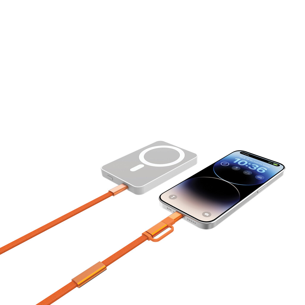 Kabel za brzo punjenje 60W 120 cm 2-u-1 Arc RCS P302.5808