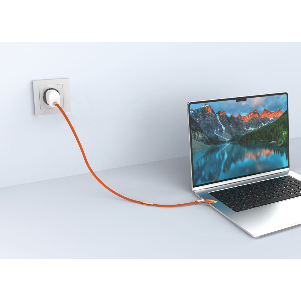 Kabel za brzo punjenje 60W 120 cm 2-u-1 Arc RCS P302.5808