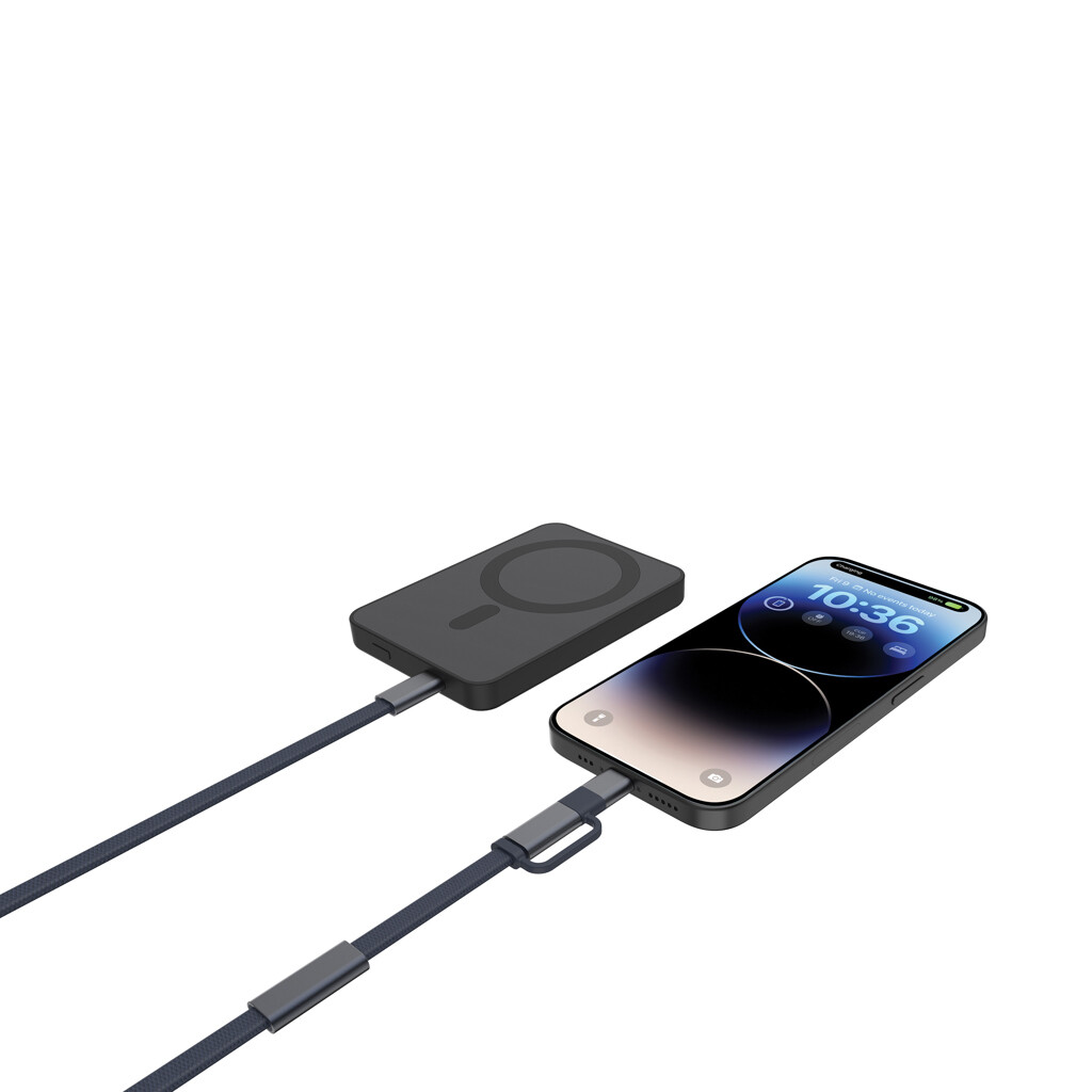 Kabel za brzo punjenje 60W 120 cm 2-u-1 Arc RCS P302.5825