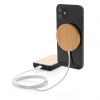 10W bamboo magnetic wireless charger P302.639