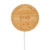 10W bamboo magnetic wireless charger P302.639