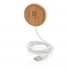 10W bamboo magnetic wireless charger P302.639