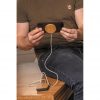 10W bamboo magnetic wireless charger P302.639