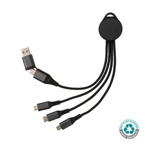 Terra RCS recycled aluminum 6-in-1 charging cable P302.672