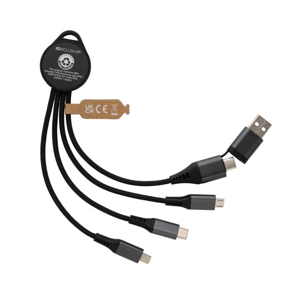 Terra RCS recycled aluminum 6-in-1 charging cable P302.672