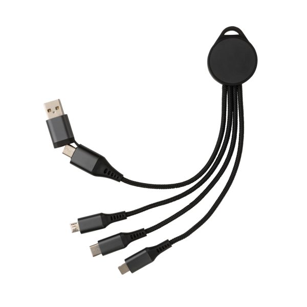 Terra RCS recycled aluminum 6-in-1 charging cable P302.672