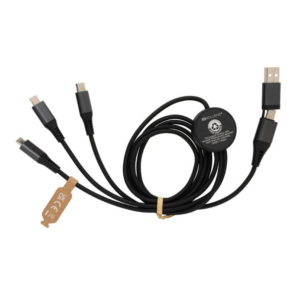 Terra RCS recycled aluminum 120 cm 6-in-1 cable P302.682