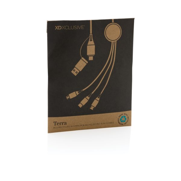 Terra RCS recycled aluminum 120 cm 6-in-1 cable P302.682