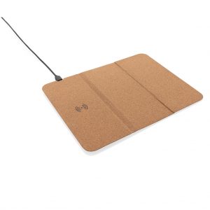 5W wireless charging cork mousepad and stand P308.089