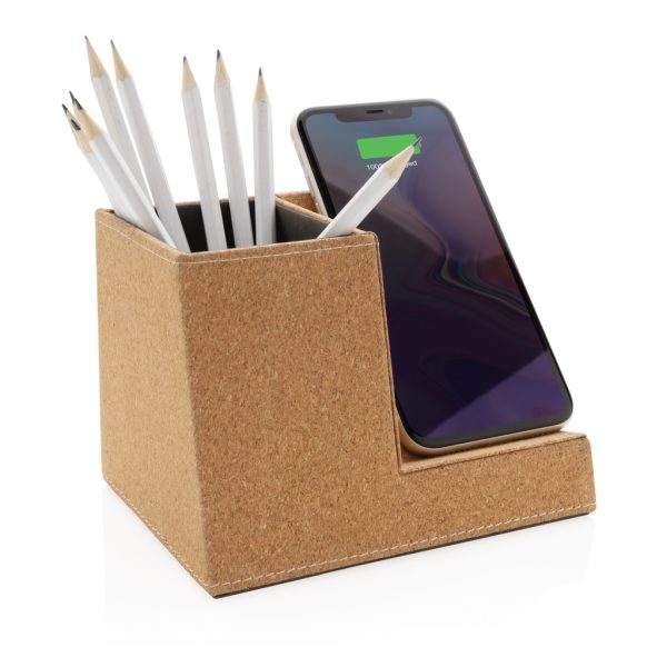 Cork pen holder and 5W wireless charger P308.199