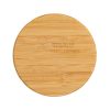 FSC® certified bamboo 5W round wireless charger P308.229