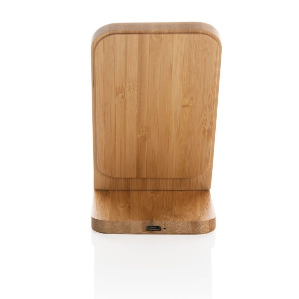 FSC®certified bamboo 5W wireless charging stand P308.359