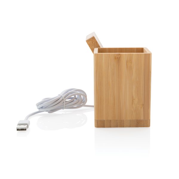 Calgary FSC® bamboo 10W wireless charger P308.479